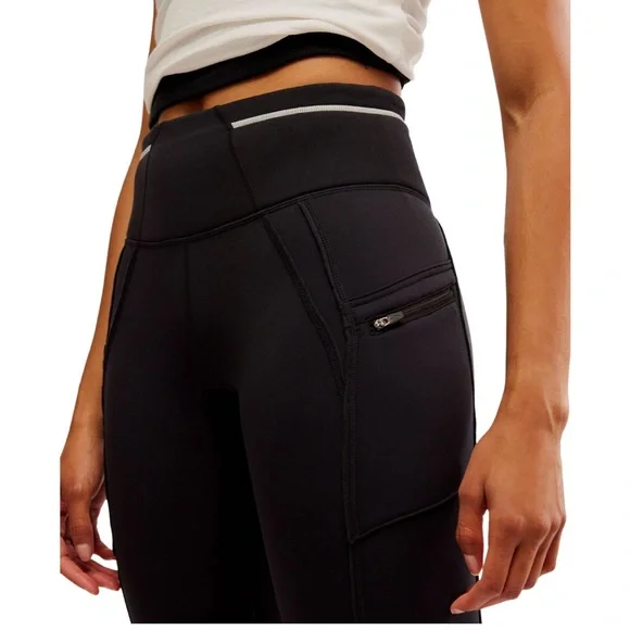 NWT Free People Women's Keepin' Cozy Fleece-Lined Women's High-Waisted Leggings - Picture 14 of 14